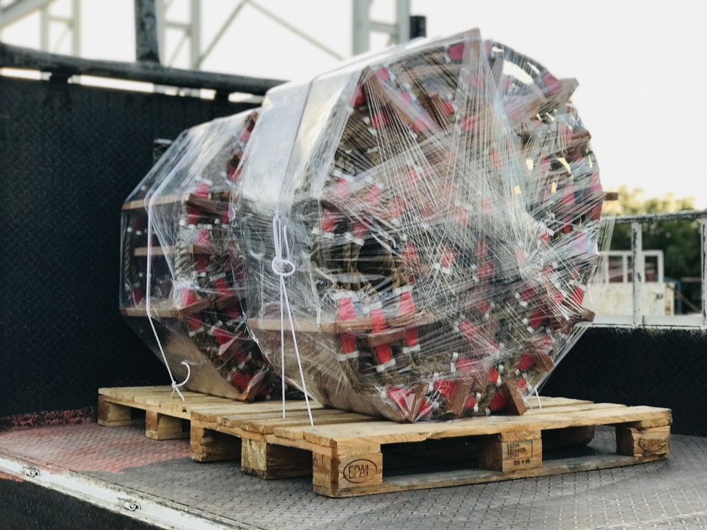 Packed Embarkation Ladder